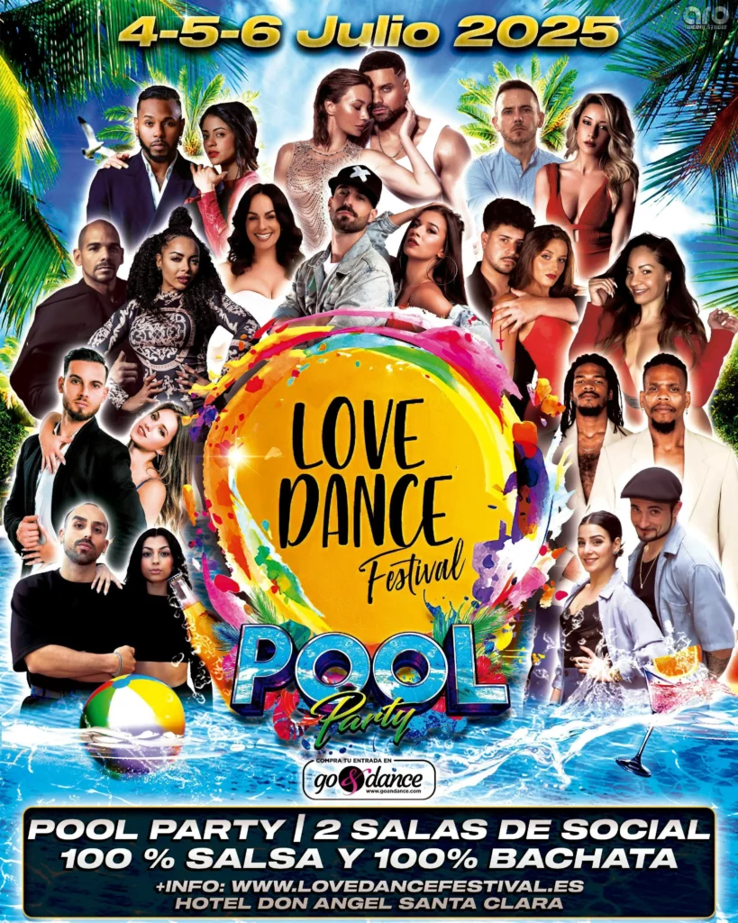Flyer Love Dance Festival Julio 2025